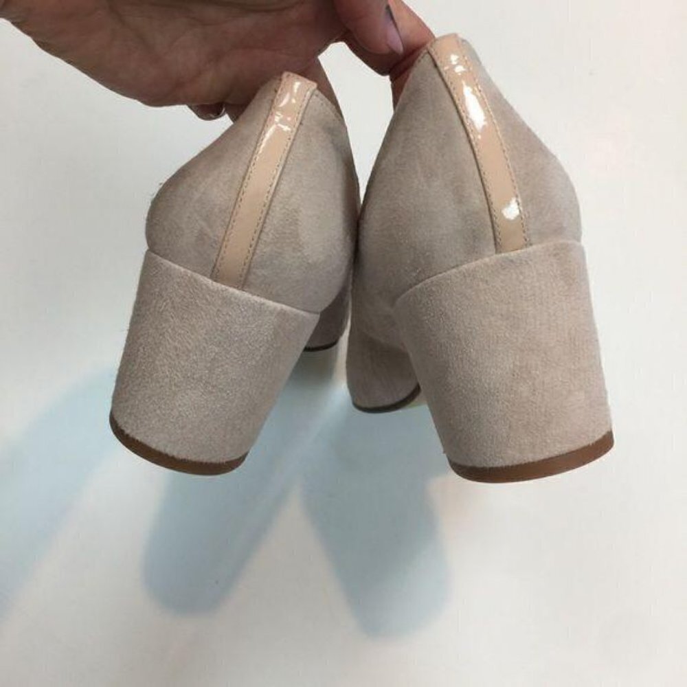 Margaux The Heel Suede Block Heels Sz 12.5 - Picture 9 of 13